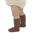 thumbnail image 3 of Generic Boys Socks Crew Unisex Baby Non Slip Socks Toddler Straight Stripe Crew Socks for Babys Toddlers Boy Girl Fashion Casual Soft Comfortable(2-3 Years,Brown), 3 of 5
