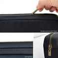 thumbnail image 4 of Holzlrgus Pencil Pen Case, Big Capacity Pencil Pouch Canvas Makeup Bag Durable Office Stationery Organizer - Black, 4 of 7