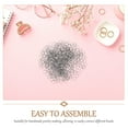 thumbnail image 3 of LOLIPPYY 500Set Jewelry Findings For Making Jewelry Silver Jump Rings Secure Closure For Necklace Bracelet Accessories, 3 of 8