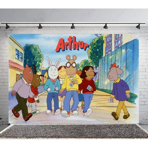 ARTHUR Backdrop Banner Party Supplies Poster Movie Theme Background for Photography Birthday Decorations