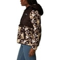 thumbnail image 3 of Columbia Women's Sweet View Fleece Hooded Pullover, New Cinder/New Cinder Solarized, 2X Plus, 3 of 5