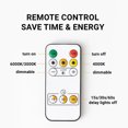 thumbnail image 3 of Wireless Magnetic LED Picture Light with Remote & Touch Control, 3 Color Temperatures (2600K-6000K), Stepless Dimming, 4500mAh Rechargeable Battery, 15/30/60s Timer, Type-C Charging, Black - Enhances, 3 of 6