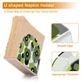 thumbnail image 5 of Yayeee Napkin Holder for Table Set of 2 Kitchen Paper Tissue Organization, Gray Floral, 5 of 8