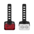 thumbnail image 4 of Juego de luces para bicicleta Juego de luces delanteras y traseras recargables por USB Luz impermeable para bicicleta Paquete de 2 para conducción nocturna, material de aluminio duradero, re, 4 of 5
