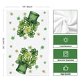 thumbnail image 3 of Sm:)e Shamrock Hat Blessed Lucky Green Saint Patricks Day Kitchen Towels 18x26 Set of 4, 3 of 7