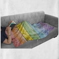 thumbnail image 6 of Pastel Soft Flannel Fleece Blanket, Wooden Planks in Rainbow Colors Rural Rustic Home Cottage Theme Summer Shades Print, Cozy Plush for Indoor and Outdoor Use, 50" x 60", Multicolor, by Ambesonne, 6 of 6