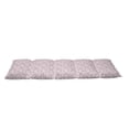 thumbnail image 2 of Floral Floor Pillow Lounger Cover, Shabby Form Vintage Flower Motifs in Soft Toned Essence Beauty Nature Design, Nap Mat Printed Fabric Case for 5 Pillows, 88" x 27", Fuchsia Pale Pink, by Ambesonne, 2 of 5