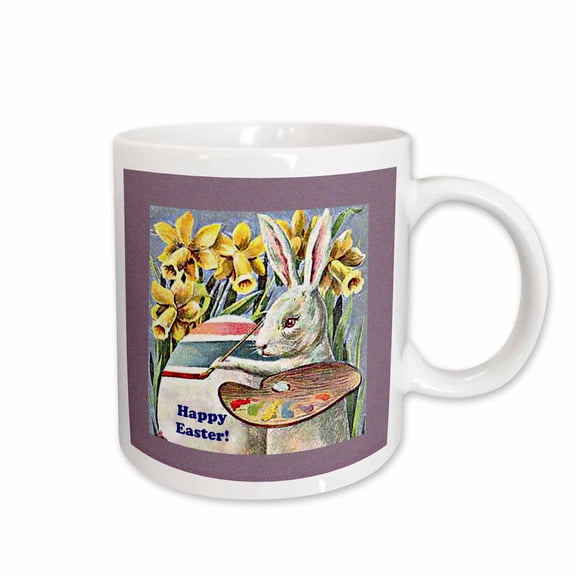 3drose, Easter Rabbit Artist, 11oz Mug