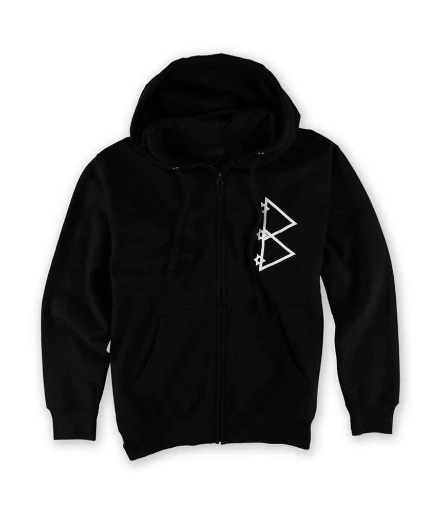 black scale hoodie