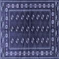 thumbnail image 1 of Ahgly Company Indoor Square Persian Blue Traditional Area Rugs, 8' Square, 1 of 4