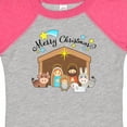 thumbnail image 4 of Inktastic Merry Christmas Cute Nativity Scene Boys or Girls Baby Bodysuit, 4 of 5