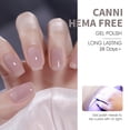 thumbnail image 4 of Set de esmaltes de uñas CANNI Jelly Nude Gel 9 ml, 6 colores Soak Off, 4 of 9