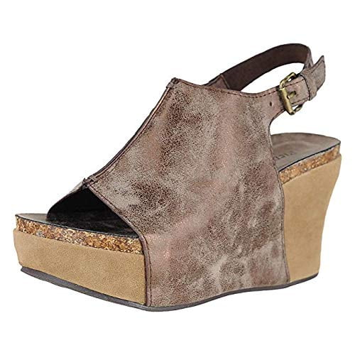 Pierre Dumas Pierre Dumas Hester14 Bronze Women's Platform Wedge