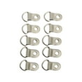 thumbnail image 3 of 10PCS Ring Buckle Figure D Anchors Rings Wear Resistance Solid Color Portable Binding Buckles Bag Shoes Picture Frame Silver, 3 of 6