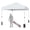 White, variant on 8x8 Feet, Portable Outdoor Canopy Tent with Patented Center Locking, Height Adjustable Straight Legs, Hand Wheel Bag Included, Waterproof and UV Protected, Ideal for Outdoor Use, Black
