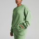 thumbnail image 2 of Gibobby Conjunto de sudadera para mujer Conjunto de cuello redondo de Color sólido a la de otoño e invierno para mujer, conjunto de suéter con pantalones larg(Verde claro,CH), 2 of 5