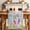Blue, variant on Colorful Easter Table Runner 48 Inches, Spring Watercolor Bunny Egg Flower Wood Grain Bed Runner Dresser Scarves Tabletop for Indoor Outdoor Parties/Ceremony/Banquet, 13" x 48"