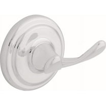 Franklin Brass 9002PC 3.2 L in. Jamestown Double-Robe Hook - Polished Chrome - 1 Pack