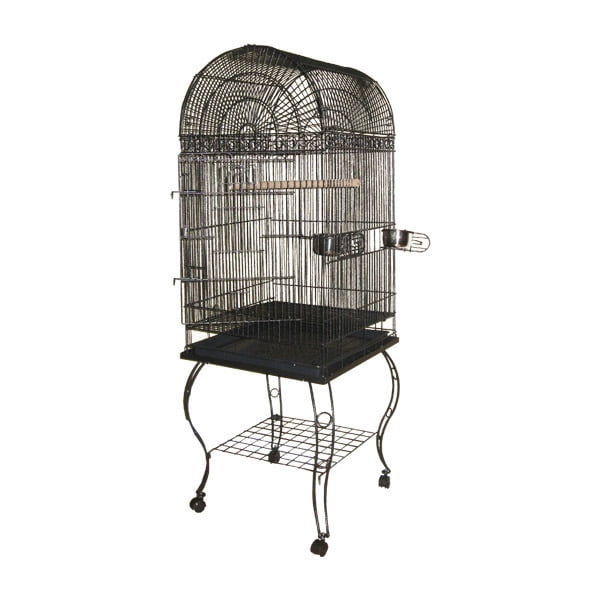 A and E Cage Co. Dome Top Bird CagePlatinum