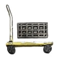 thumbnail image 3 of Milaget 1/64 Miniature Hand Truck Auto Shop Mini Push Cart Dolly Scene Display Model Yellow, 3 of 9