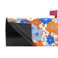 thumbnail image 4 of Mailbox Covers Magnetic Standard Size 20.7x18.03in Mailbox Wraps Post for Garden Yard Decor Orange and Blue Small Flowers, 4 of 9