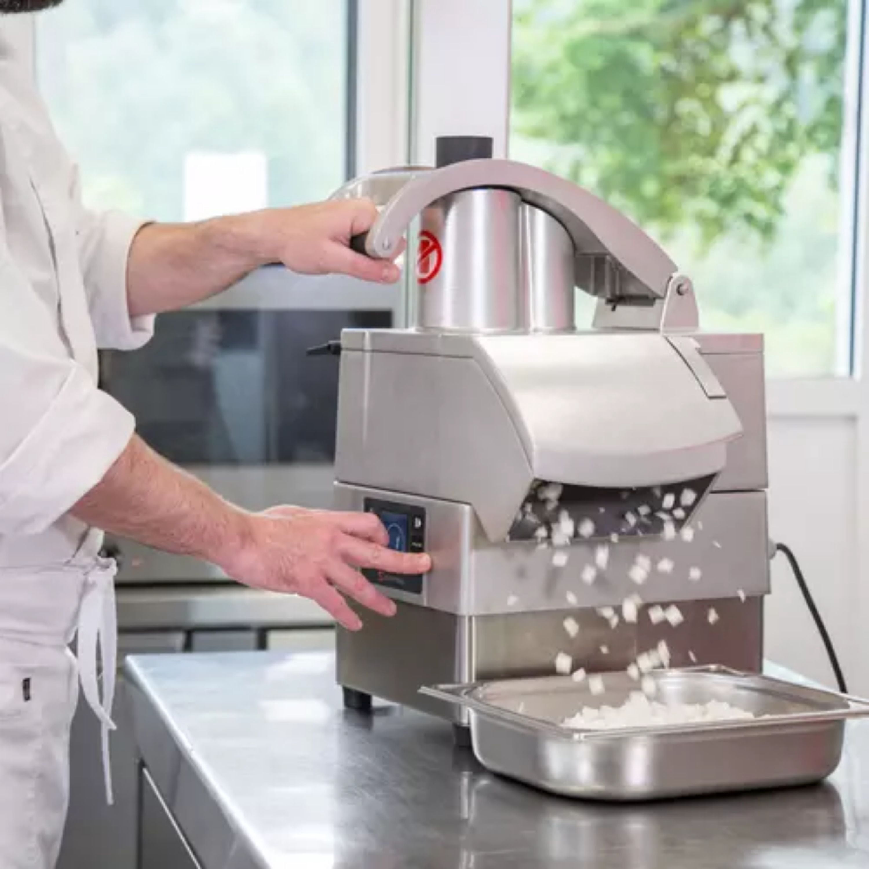Sammic CK-38V (1050809) Combi Vegetable Prep & Food Processor, countertop, up to 1000 lbs/hr production, variable speeds, reverse function, force control system, Digital control