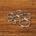thumbnail image 2 of LEEYNEER Rings Ring Accessories Open Maker Supplies That Metal Jewellery Diy Making Set Locking Silver Findings, 2 of 8