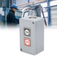 thumbnail image 4 of TPB-2 250VAC Ouvre-Porte de Garage Commercial Interrupteur à Bouton-Poussoir - Construction ABS+laiton, Contacts 2NO/2NC, Auto-Rétention avec Auto-Réinitialisation, 1 Million de Vie Mécanique/électrique pour Distribution d'Alimentation, 4 of 6