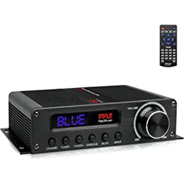Pyle Wireless Bluetooth Home Audio Amplifier 100W 5.1 Channel Home