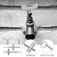 thumbnail image 3 of DEEPCRAFF 1Set Radiator Utility Key Metal Water Meter Key Plumbing Bleeding Air Vent Tool Plated Silver, 3 of 8