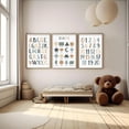 thumbnail image 3 of Set of 3 Kids Playroom Nursery Canvas Wall Hieng Number Table ABC Alphabet Playroom Paintings KindergHiengen Print Hiengwork for Nursery, Baby, Toddler, Boy, Girl Room, Classroom With Frame, 3 of 6