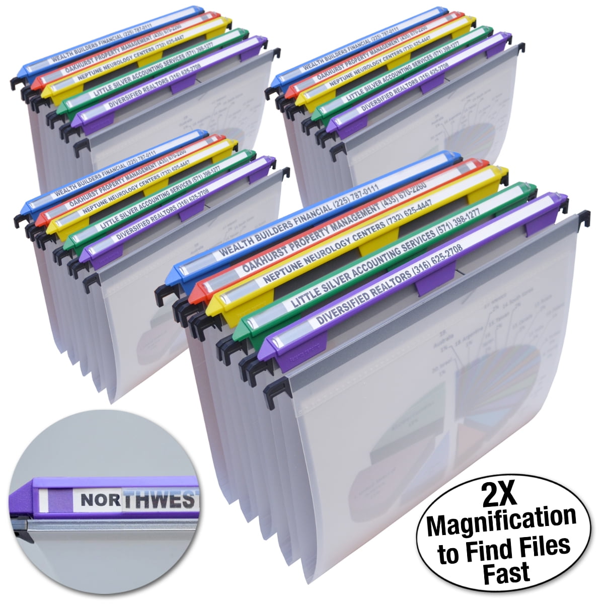 Ultimate Office MagniFile™ Hanging File Folders V Base Letter Size with