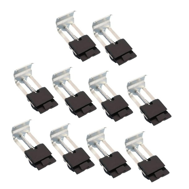 10x Clips de fregadero de montaje inferior, soporte de reparación de instalación, piezas de accesorios, fácil instalación, reemplazo de montaje de