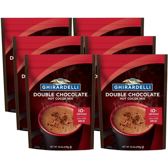 Double Chocolate Premium Hot Cocoa, 10.5 Ounce - 6 per case.