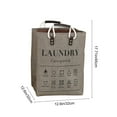 thumbnail image 3 of Dvkptbk Laundry Hamper, Large Collapsible Laundry Baskets for Dirty Clothes with Easy Carry Handles, Clothes Hampers for Bedroom, Bathroom, Dorm, Laundry Room, 3 of 6