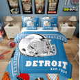 thumbnail image 1 of Erosebridal Vintage Rugby Bedding Sets Full Size, Soccer Lover Comforter Sets with Sheets, Football Player Decor, 7pcs, 1 of 5