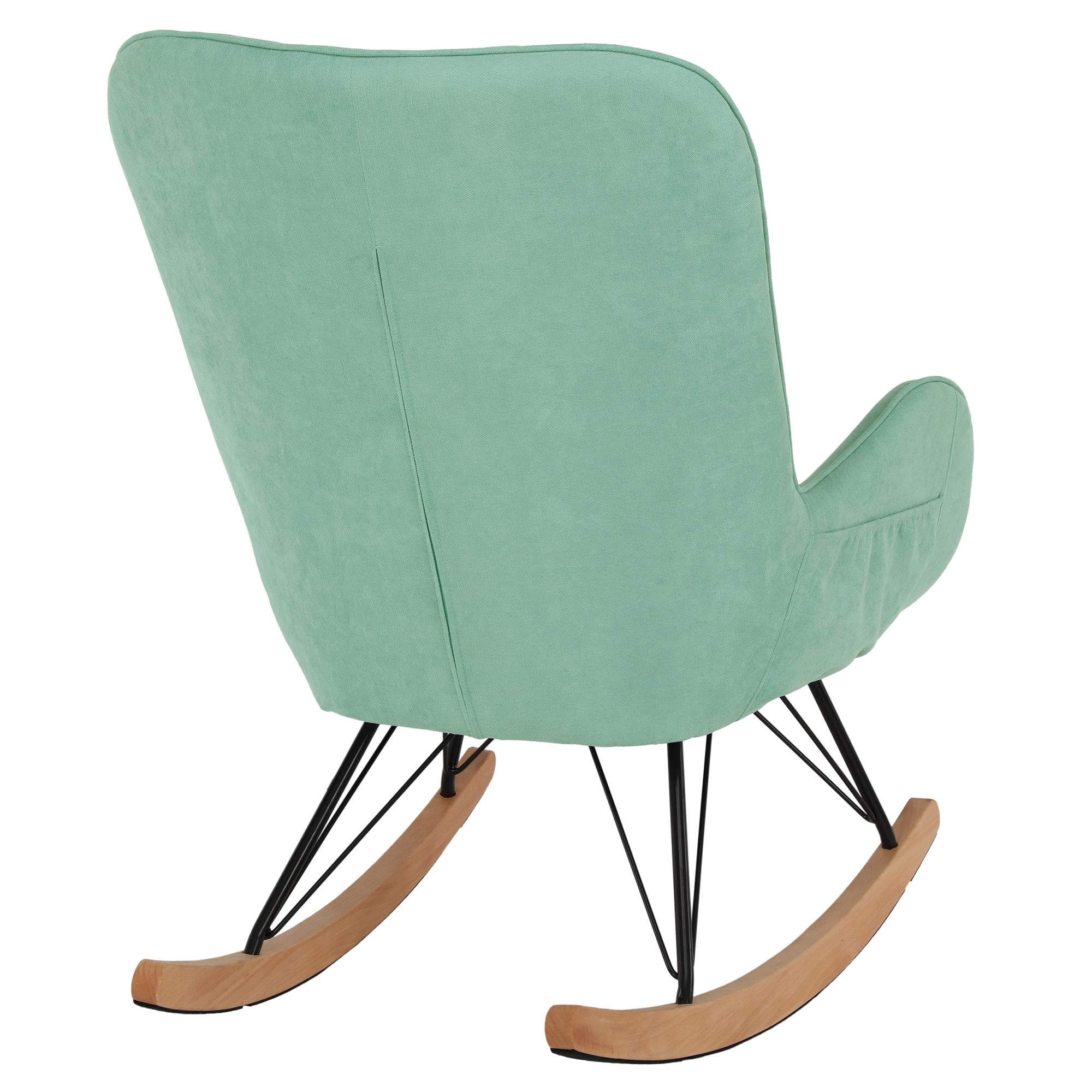 Baby Relax Noah Rocker Chair with Side Storage Pockets Teal