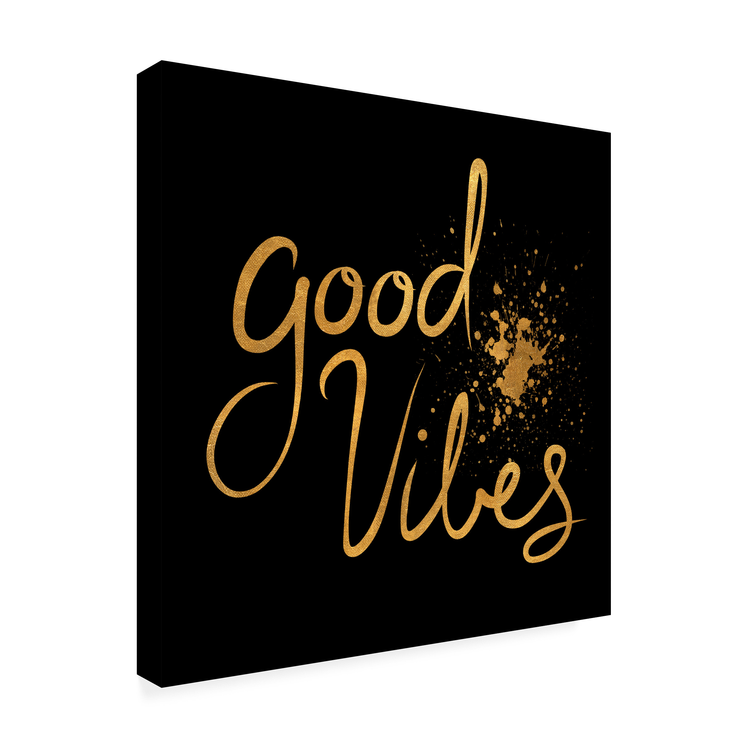 Trademark Fine Art 'Good Vibes' Canvas Art by Lisa Powell Braun