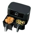 thumbnail image 1 of Restored Ninja, Air Fryer, Foodi 6-in-1 XL 2-Basket, with DualZone Technology, 1700 Watts, Non-Stick, Black, 1 of 6