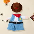 thumbnail image 7 of GASTROPOD Dog Halloween Costumes,Whimsical Dog Halloween Costumes Girl,Polyester Cowboy Transformation Costume Halloween Costumes for Dogs,Style1,XL, 7 of 7