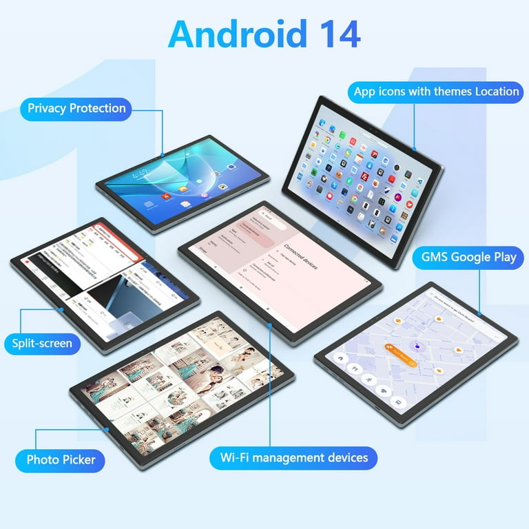 Tablet Infantil Niuniutab 8" Android | 6+10 GB RAM, 128 GB ROM, Certificado Google | Software Educativo, Carcasa Antigolpes | Regalo Para Niños