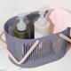 thumbnail image 4 of Organizadores de armario y almacenamiento Cesta de baño de plástico de mano Cesta de almacenamiento Cesta de baño Cesta de baño Cesta de almacenamiento miscelánea Cesta de lavado Cesta de baño Cesta d, 4 of 6