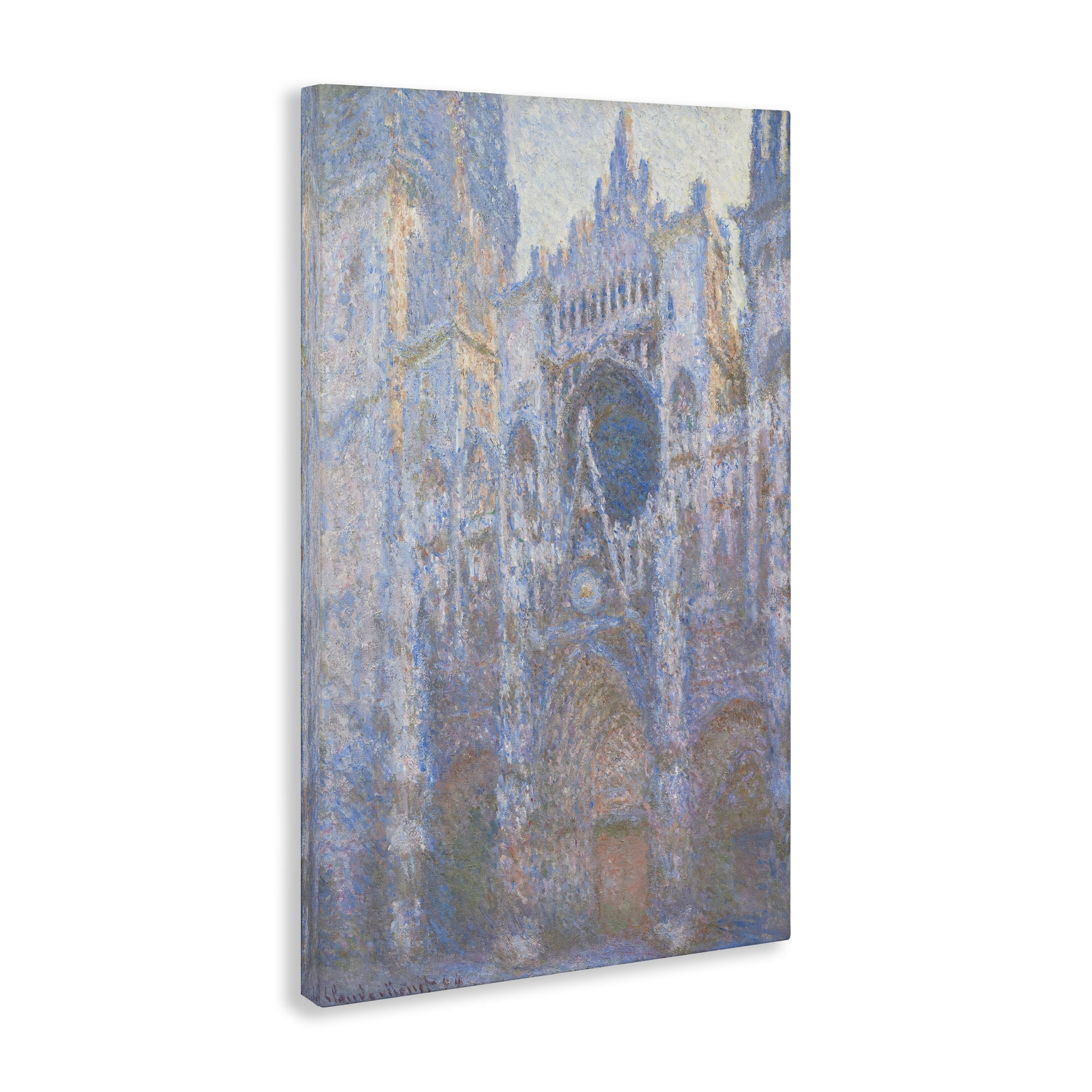 Stupell Industries Classical Cathedral Façade Buildings & Architecture Painting Wrapped Canvas Art Print Wall Art, 16 x 24