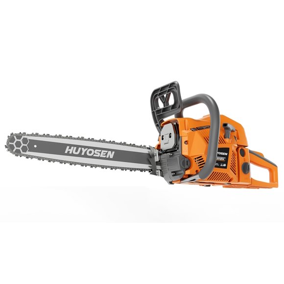 HUYOSEN 5518H 20in Gas Chainsaw, 54.6cm³ 3HP 9000RPM 2-Stroke Handheld Gasoline Powered Chainsaw for Wood Tree Cutting