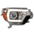 thumbnail image 2 of Miumaeov 1 Pair Headlight Assembly Replacement LED DRL Bar Projector Headlamps Compatible with 2012-2015 Toyota Tacoma Chrome Housing Clear Lens, 2 of 16