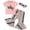 Pink, variant on Xyant Toddler Western Baby Girl Clothes Cow/Horse Print Short Sleeve T-Shirt Elastic Flare Pants Headbands Set Infant Spring Outfits (Sky Blue,2-3 Years)