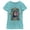 Tahiti Blue, variant on Girl's Aladdin Jasmine Gold Lotus Ornate Graphic Tee Tahiti Blue X Small