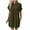 A1-Army Green935, variant on Womens Summer Loose T-Shirt Dress Solid Crew Neck Short Sleeve Pocket Mini Dresses