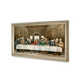 thumbnail image 2 of DECORARTS - The Last Supper by Leonardo da Vinci. Oil Painting Reproduction, Giclee Print on Canvas. Ready to Hang Framed Wall Art for Home and Office Decor. Total Size w/ Frame: 26.5x14.5", 2 of 6