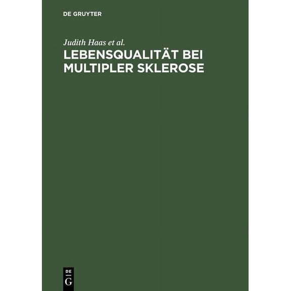 Lebensqualitat Bei Multipler Sklerose: Berliner Dmsg-Studie, (Hardcover)